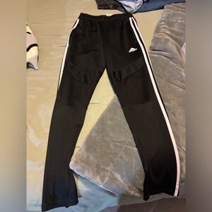 Adidas| Joggers| black w zipper